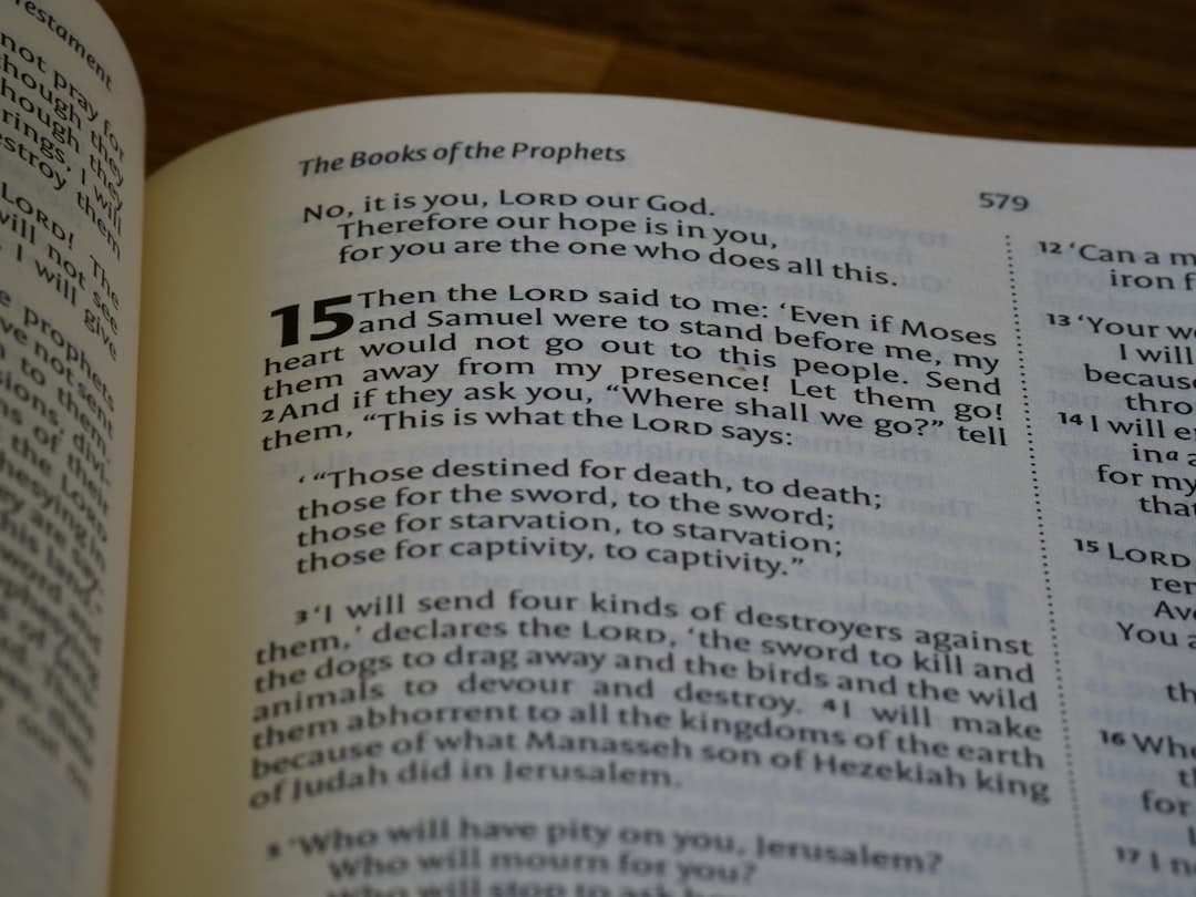 an open book with a poem on it